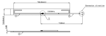 1090MHz PCB Antenna [Preorder]